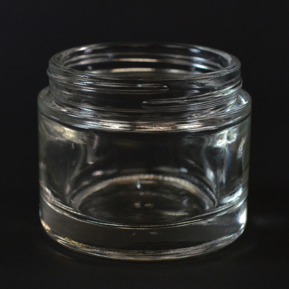2.3 oz 58/400 Renoir Clear Glass Jar