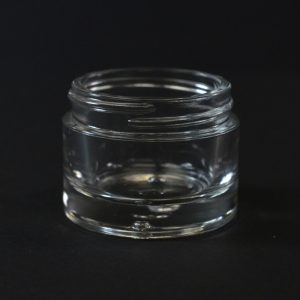 Glass Jar 30ml Heavy Wall Straight Base Penelope Clear 51-400_1124