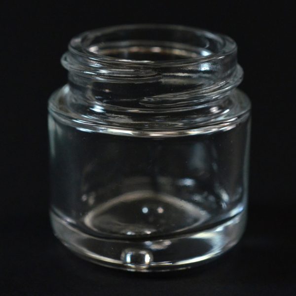 Glass Jar 30ml Round Base Volga Clear Special_1091
