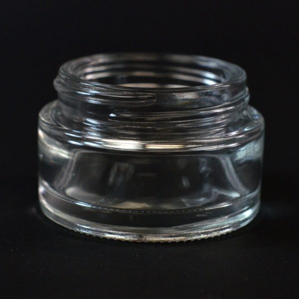 Glass Jar 30ml Straight Base Minerva Clear 48-400_1122
