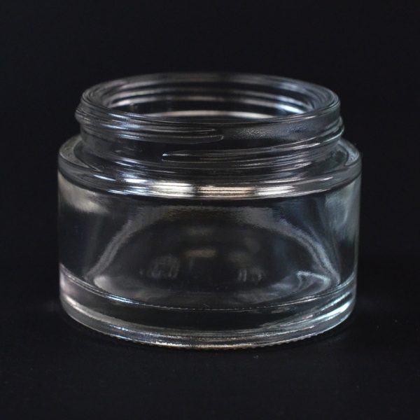 Glass Jar 50ml Straight Base Minerva Clear 48-400_1126