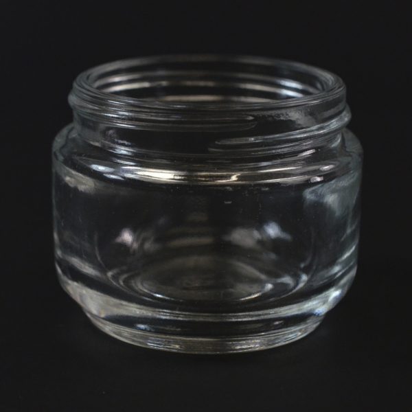 Glass Jar 60ml Heavy Wall Straight Base Venus Clear 53-400_1133