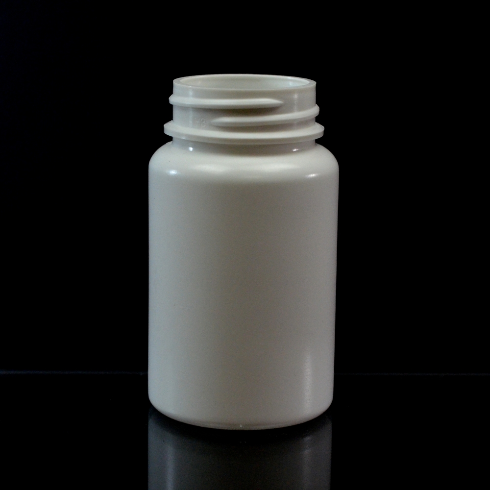 100CC White Nutritional Supplement Packer HDPE 38/400