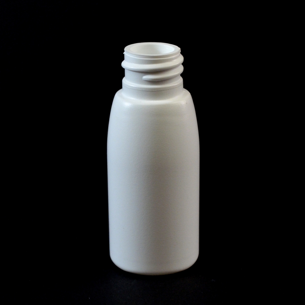 1 oz 20/410 Evolution Round White HDPE Bottle