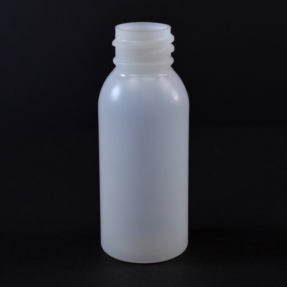 1 oz 20/410 Imperial Round Natural HDPE Bottle