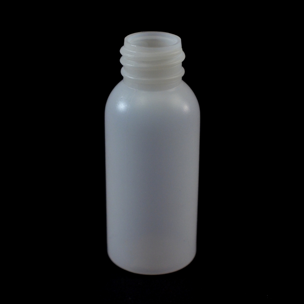 1 oz 20/410 Natural HDPE Royalty Round Bottle