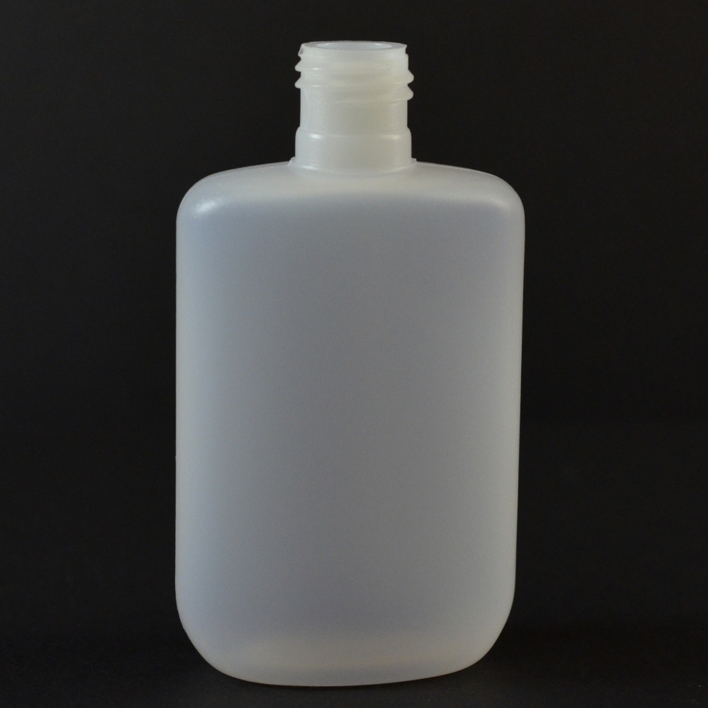 1.25 oz 15/415 Drug Oval Natural HDPE Bottle
