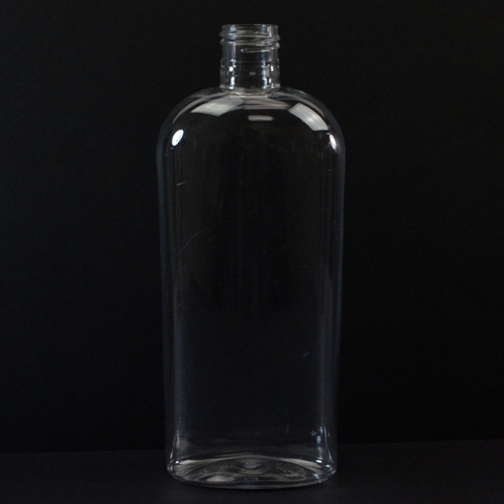 12 oz 24/415 Cosmoval Clear PET Bottle