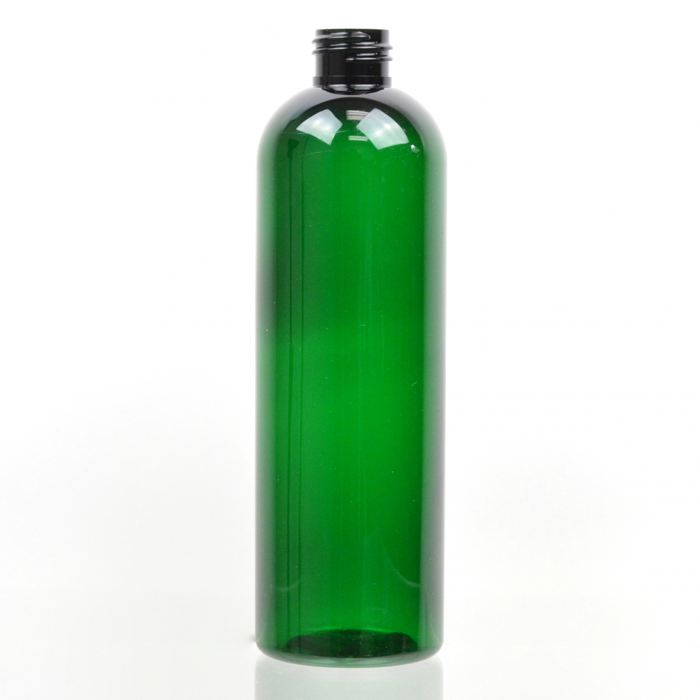 12 oz 24/410 Cosmo Round Emerald PET Bottle