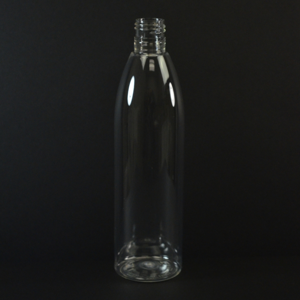 12 oz 24/410 Evolution Round Clear PET Bottle
