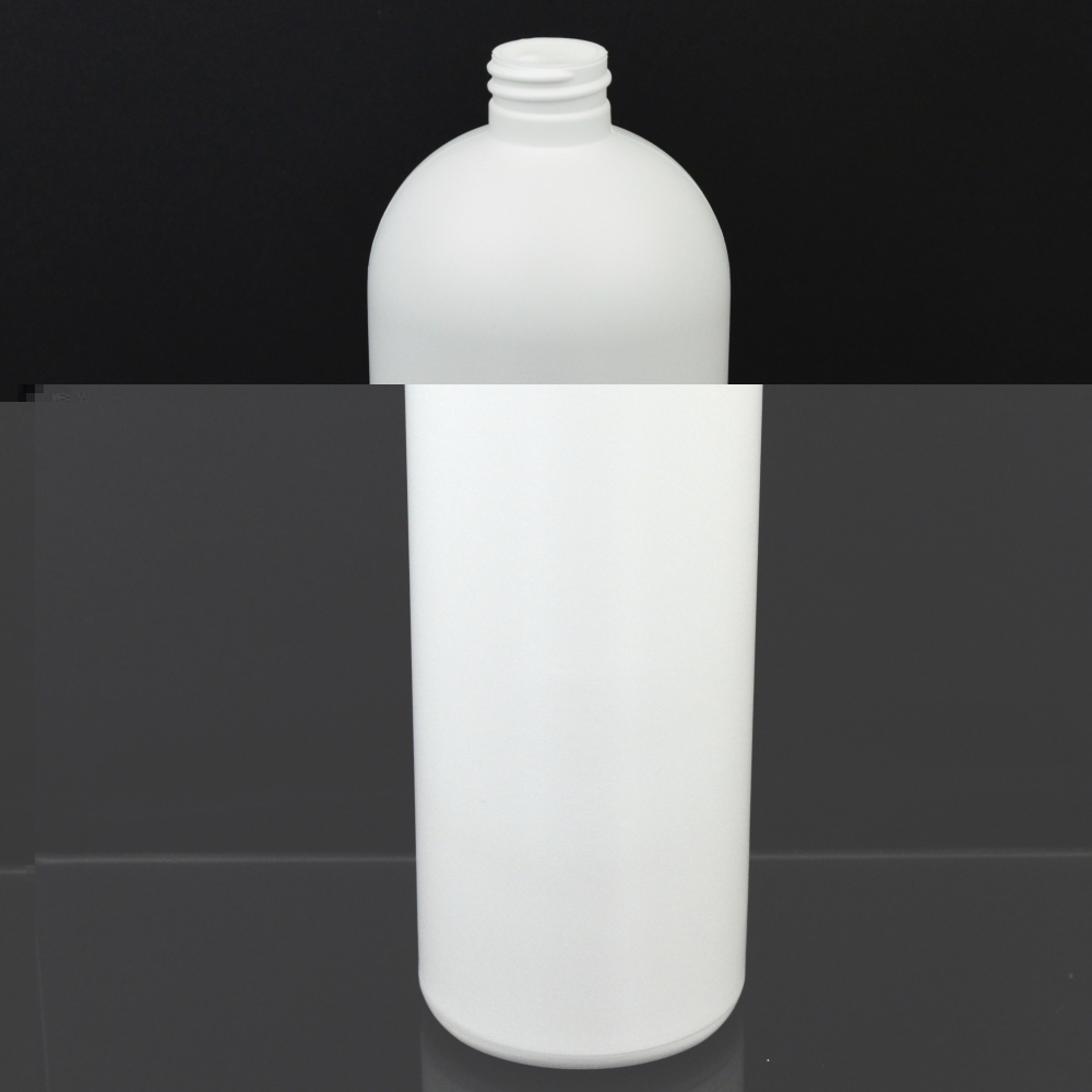 32 oz 28/410 Imperial Round White HDPE Bottle