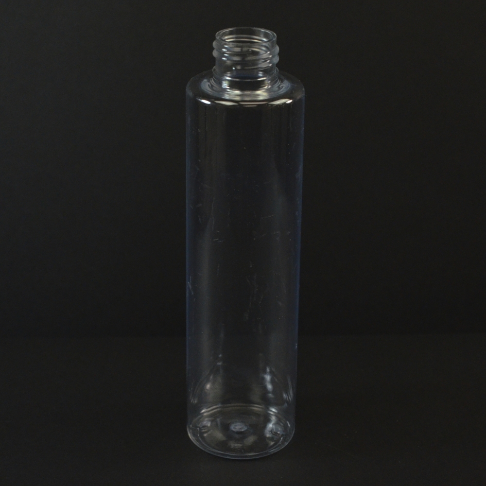 6 oz 24/410 Slim Cylinder Clear PET Bottle