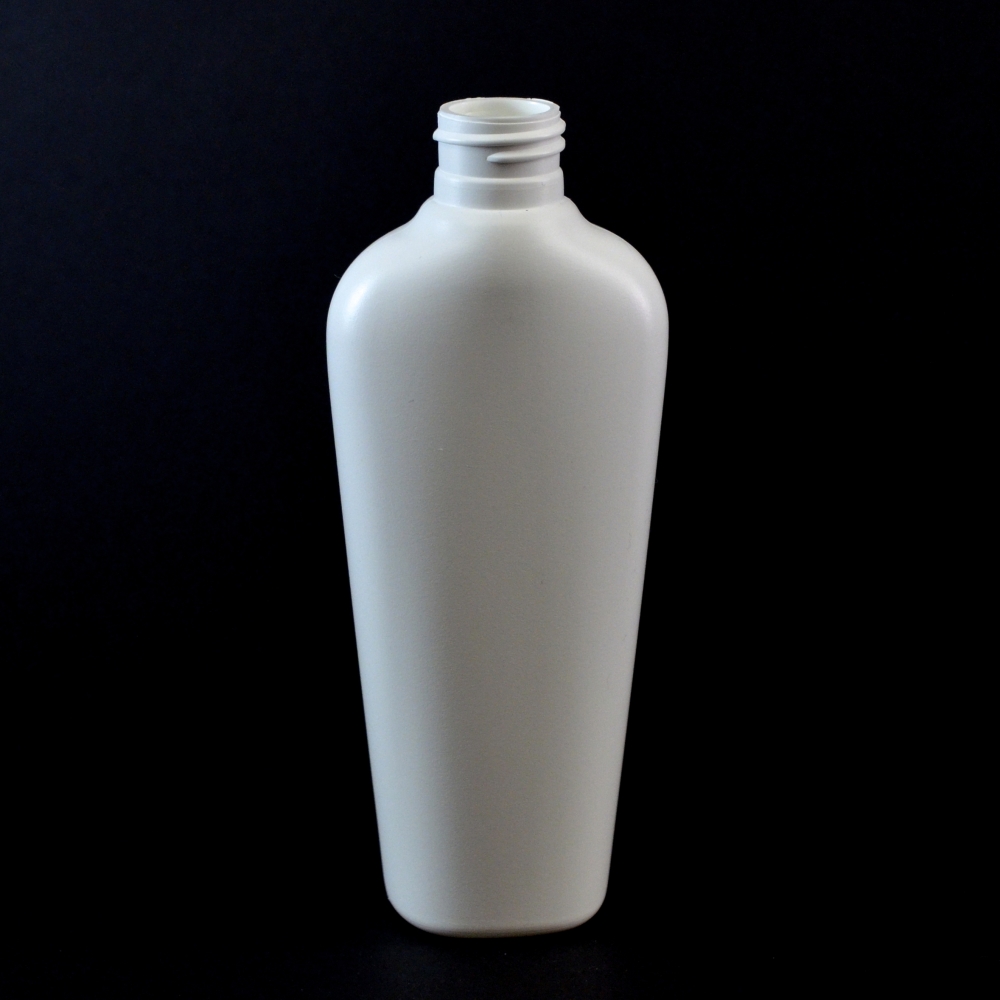 6 oz 20/410 Vail Oval White HDPE Bottle