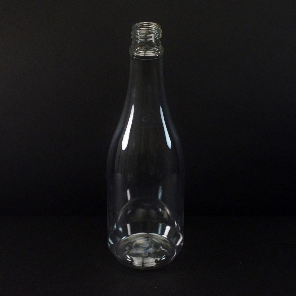 8 oz 24/410 Champagne Clear PET Bottle