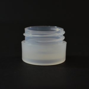 Plastic Jar 0.125 oz. Thick Wall Straight Base Natural PP 33-400_1434