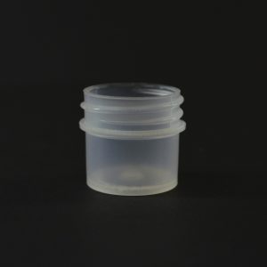 Plastic Jar 0.25 oz. Regular Wall Straight Base Natural PP 33-400_1240