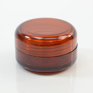 Plastic Jar 0.5 oz. Mode PET Amber 43SP_1401