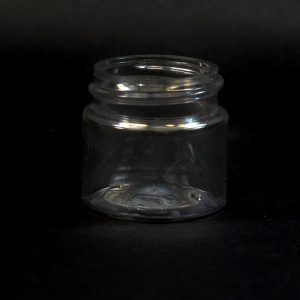 Plastic Jar 0.5 oz. Straight Sided PET Clear 33-400_1355