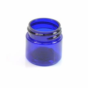 Plastic Jar 0.5 oz. Straight Sided PET Cobalt 33-400_1356