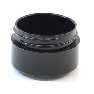 Plastic Jar 0.5 oz. Thick Wall PP Black 43-400_1444