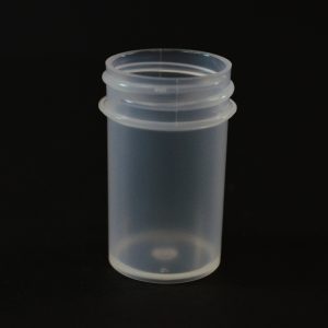 Plastic Jar 0.75 oz. Regular Wall Straight Base Natural PP 33-400_1251