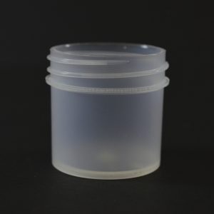Plastic Jar 1 oz. Regular Wall Straight Base Natural PP 43-400_1260