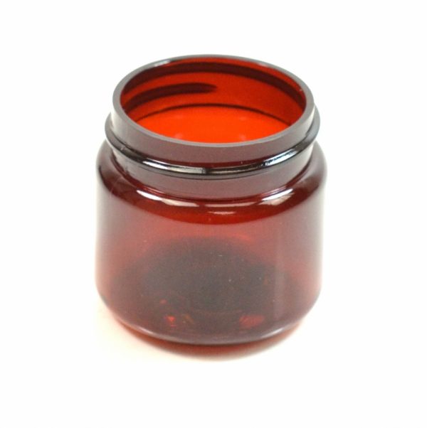 Plastic Jar 1 oz. Straight Sided PET Amber 38-400_1358