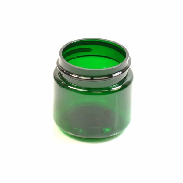 Plastic Jar 1 oz. Straight Sided PET Emerald 38-400_1361