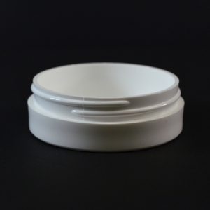 Plastic Jar 1 oz. Thick Wall Straight Base White PP 70-400_1454