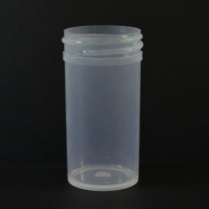 Plastic Jar 1.5 oz. Regular Wall Straight Base Natural PP 38-400_1263