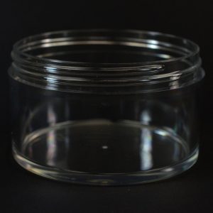 Plastic Jar 12 oz. Heavy Wall Low Profile Clear PETG 100-400_1535