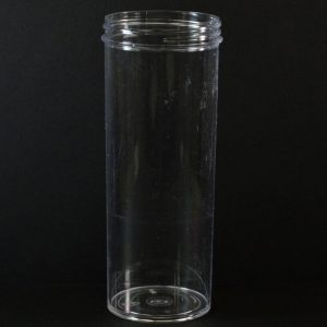 Plastic Jar 12 oz. Regular Wall Straight Base Clear PS 63-400_1316