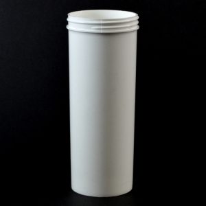 Plastic Jar 12 oz. Regular Wall Straight Base White PP 63-400_1318