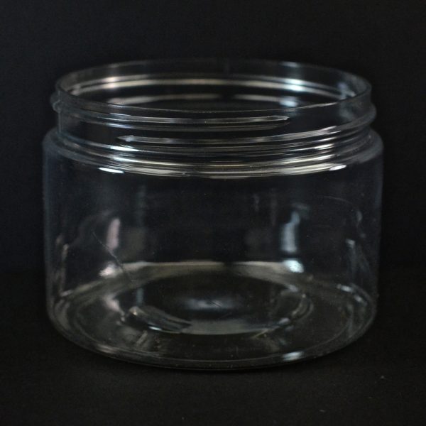 Plastic Jar 12 oz. Straight Sided PET Clear 89-400_1385
