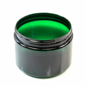 Plastic Jar 12 oz. Straight Sided PET Emerald 89-400_1387