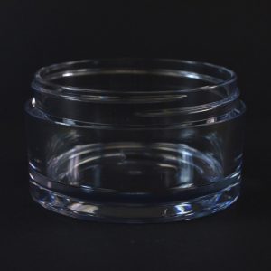 Plastic Jar 150ml Heavy Wall Low Profile Clear PETG 83-400_1522