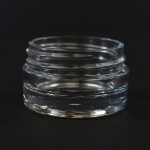 Plastic Jar 15ml Heavy Wall Low Profile Clear PETG 43-400_1504