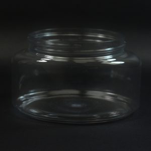 Plastic Jar 16 oz. Powell Oval PET Clear 89-400_1236