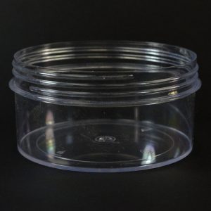 Plastic Jar 16 oz. Regular Wall Straight Base Clear PS 120-400_1322