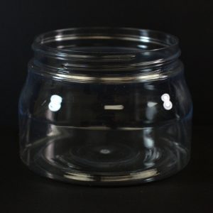Plastic Jar 16 oz. Tuscany Clear PET 89-400_1397