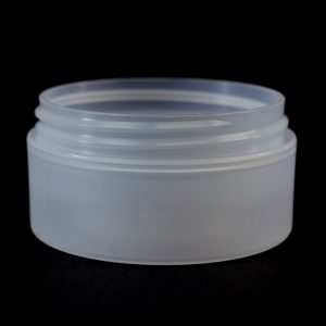 Plastic Jar 2 oz. Double Wall Straight Base LP Natural PP-PP 70-400_1196