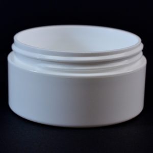 Plastic Jar 2 oz. Double Wall Straight Base LP White PP-PP 70-400_1197