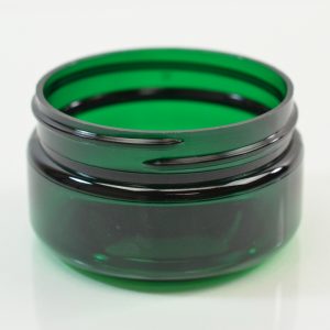 Plastic Jar 2 oz. Heavy Wall Low Profile PET Emerald 58-400_1209