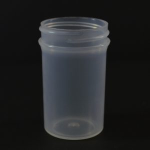 Plastic Jar 2 oz. Regular Wall Straight Base Natural PP 43-400_1266
