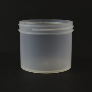 Plastic Jar 2 oz. Regular Wall Straight Base Natural PP 58-400_1275