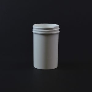 Plastic Jar 2 oz. Regular Wall Straight Base White PP 48-400_1270
