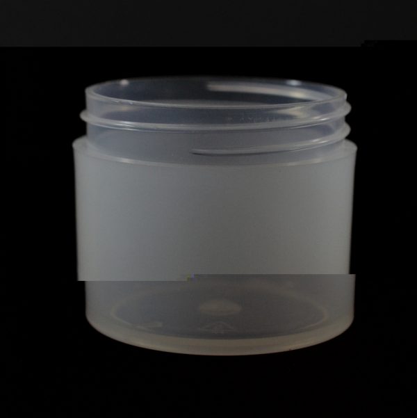 Plastic Jar 2 oz. Thick Wall Straight Base Natural PP 53-400_1456