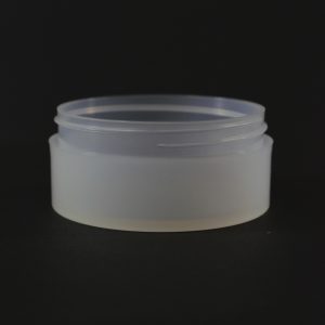 Plastic Jar 2 oz. Thick Wall Straight Base Natural PP 70-400_1463