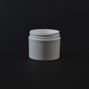 Plastic Jar 2 oz. Thick Wall Straight Base White PP 53-400_1457