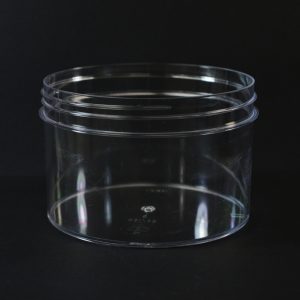 Plastic Jar 24 oz. Regular Wall Straight Base Clear PS 120-400_1331